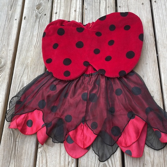 🐞 KIDS Ladybug Costume Dress and Headband Size 3T - Picture 12 of 13